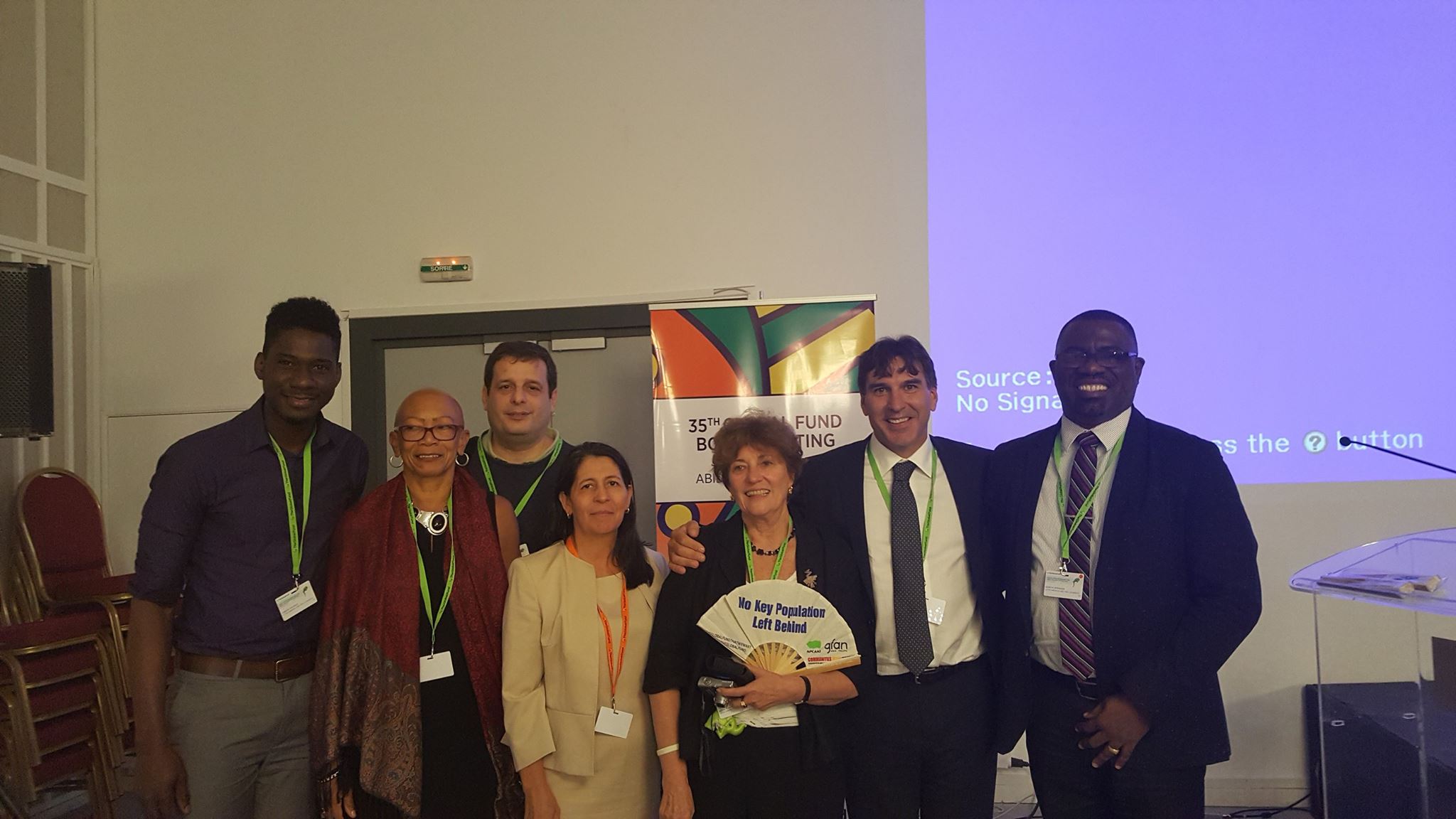 Latin America and Caribbean Constituency (LAC) delegation at the 35th Board Meeting of the Global Fund held on 26-27 April 2016 in Abidjan, Cote d&rsquo;Ivoire