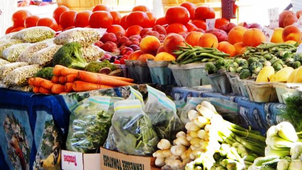 Locally grown produce