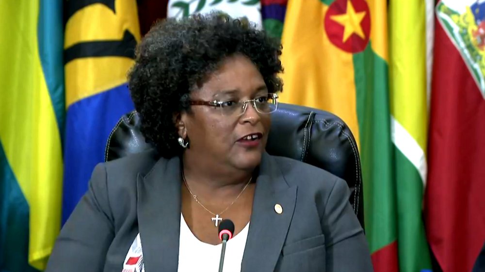 Prime Minister of Barbados, the Hon. Mia Amor Mottley