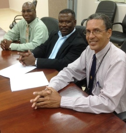Members of the CARICOM Secretariat Barbados Office who form part of the working group