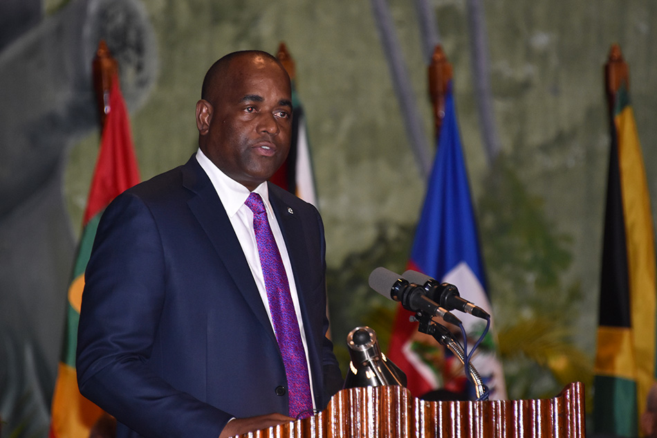 Chairman Of Caricom Hon. Roosevelt Skerrit, Prime Minister Of The Commonwealth Of Dominica