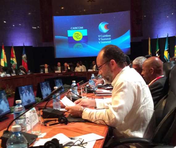 Session of the last caricom-cuba summit in havana