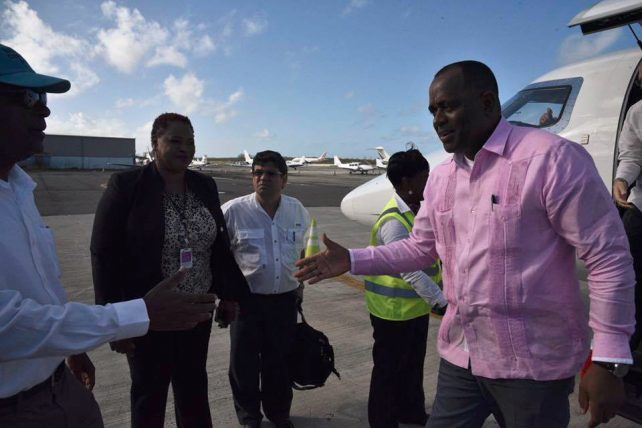 Prime Minister Skerrit, who headed a CARICOM delegation as he arrived in The Bahamas on Wednesday