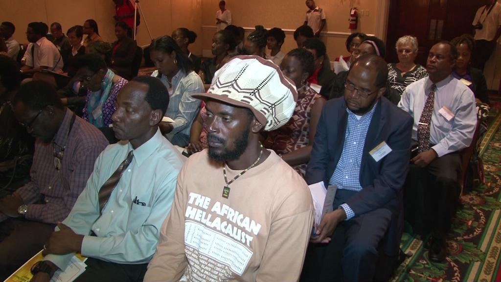 Section of the audience at the opening of the conference (photo via SKNIS)