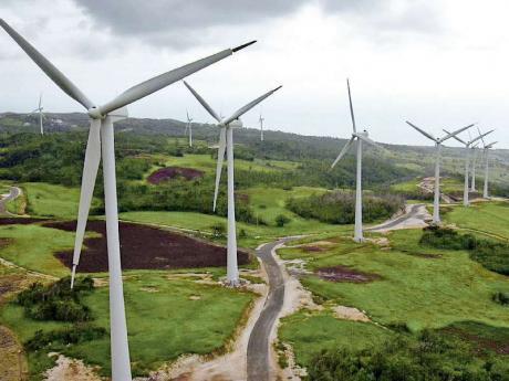 Wigton Wind Farm (Photo via Jamaica Gleaner)