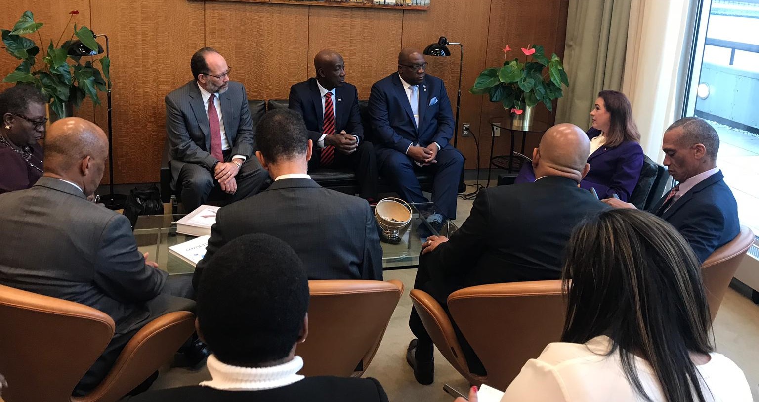 CARICOM Team meets with UN President HE Maria Espinosa Garces