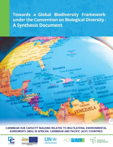 Cover page of CARICOM synthesis document on the post 2020 Global Biodiversity Framework under the CBD