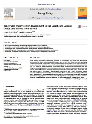 Renewable DEnergy Sector Development